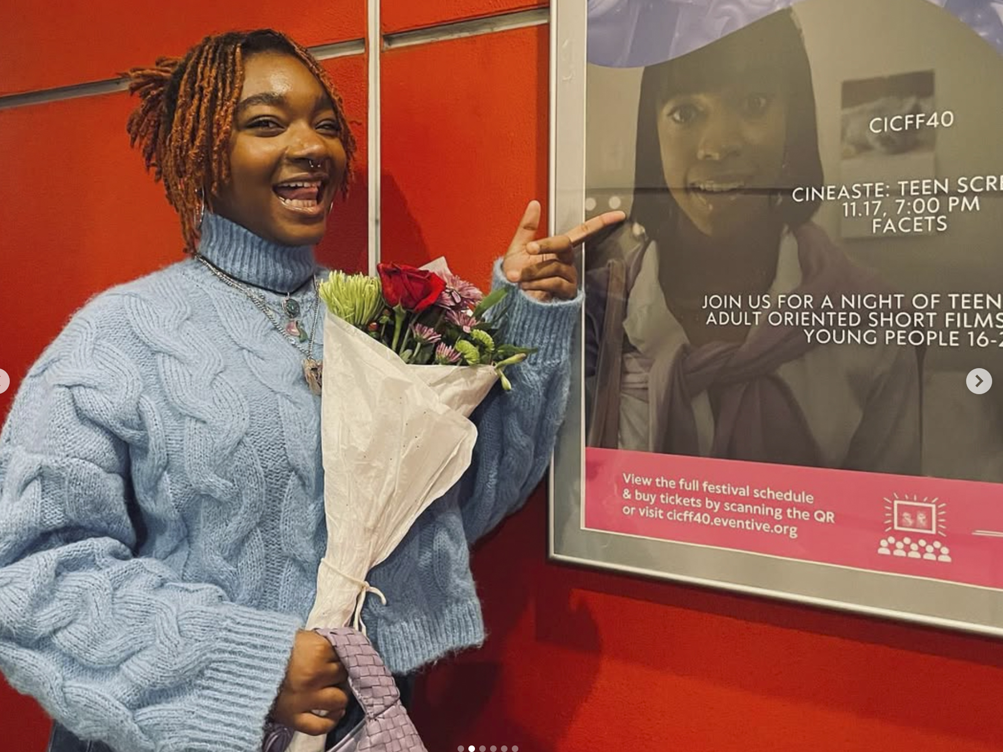 Filmmaker shows off their work